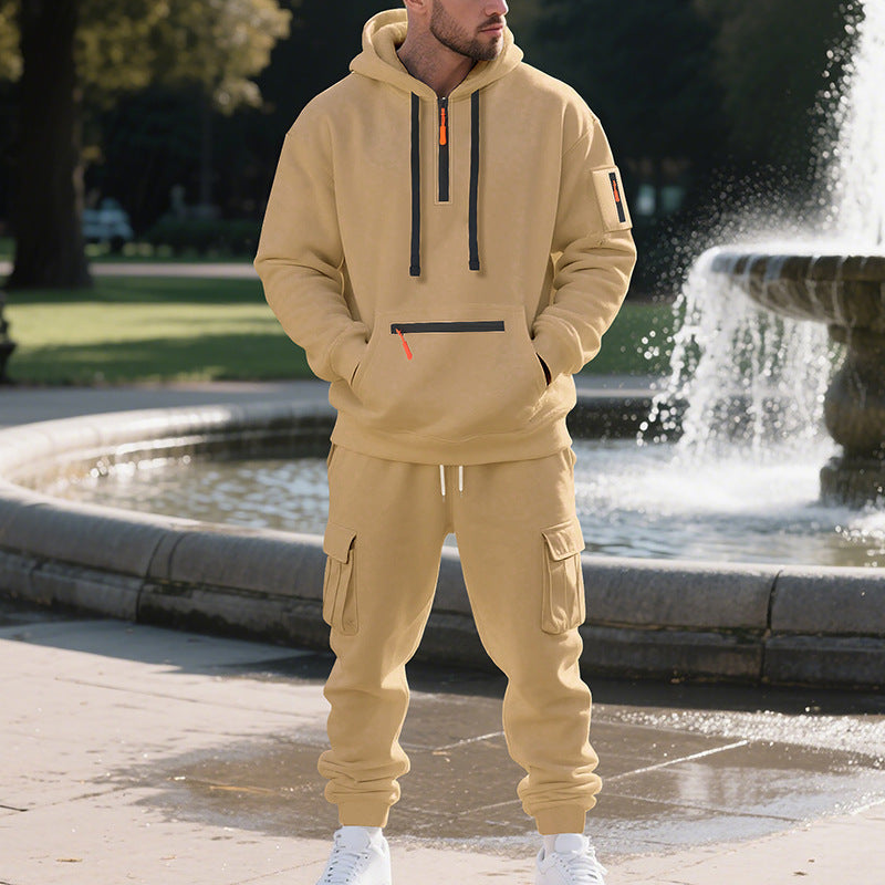 Men's Casual Sport Multi-Pocket Workwear Set