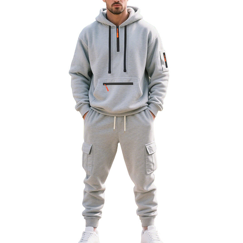 Men's Casual Sport Multi-Pocket Workwear Set