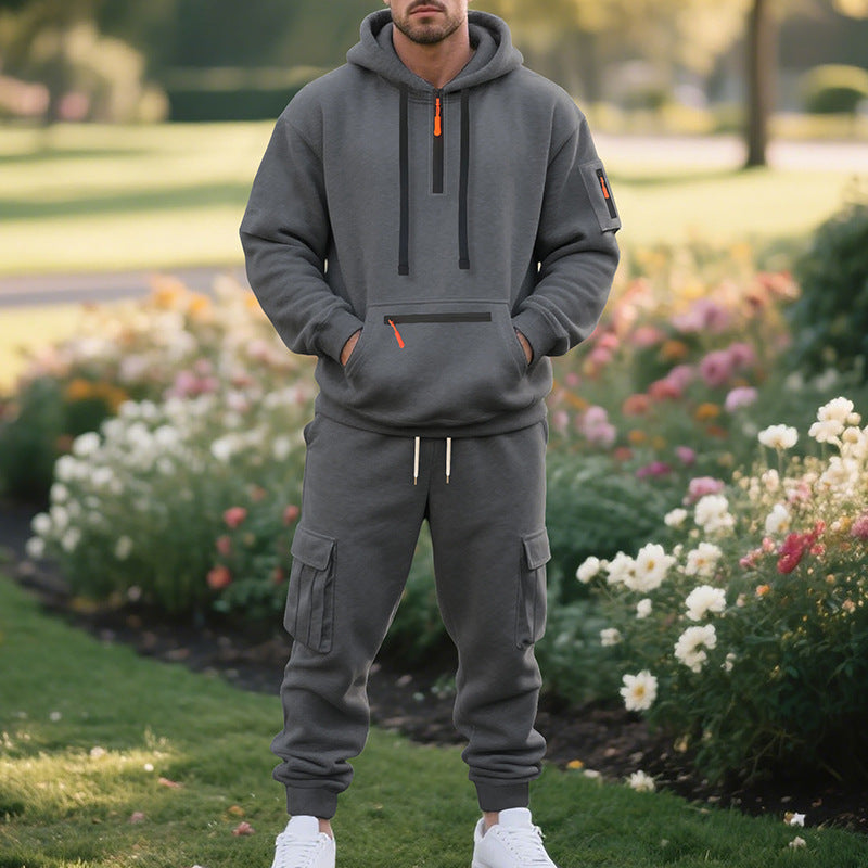 Men's Casual Sport Multi-Pocket Workwear Set